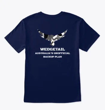 Wedgetail T-Shirt Navy Blue