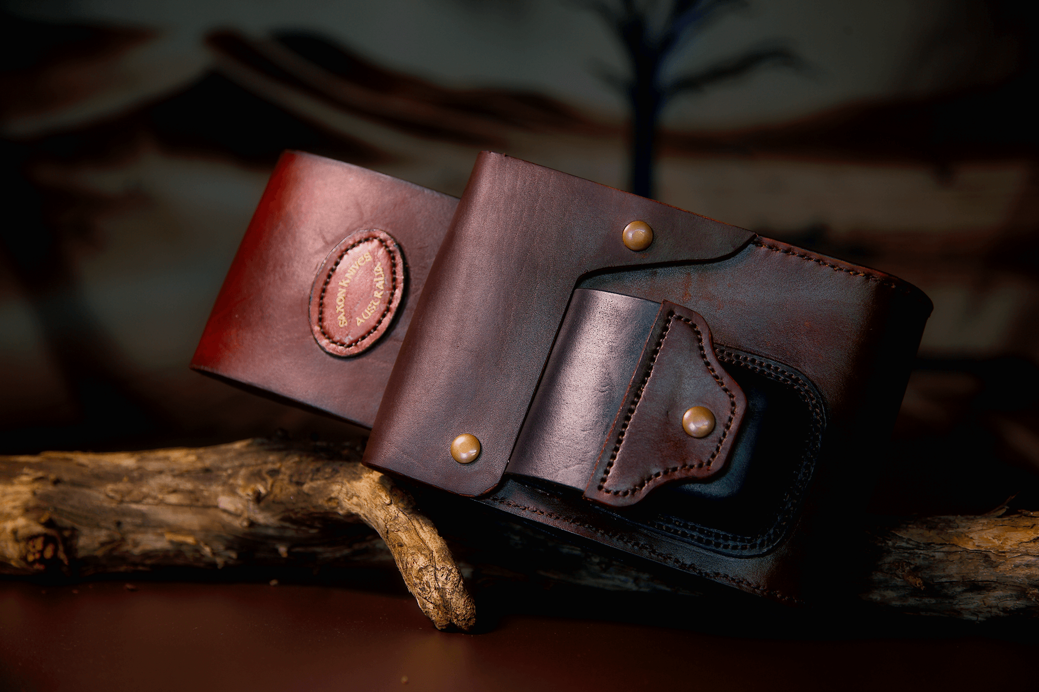 Leather Drop Leg bag
