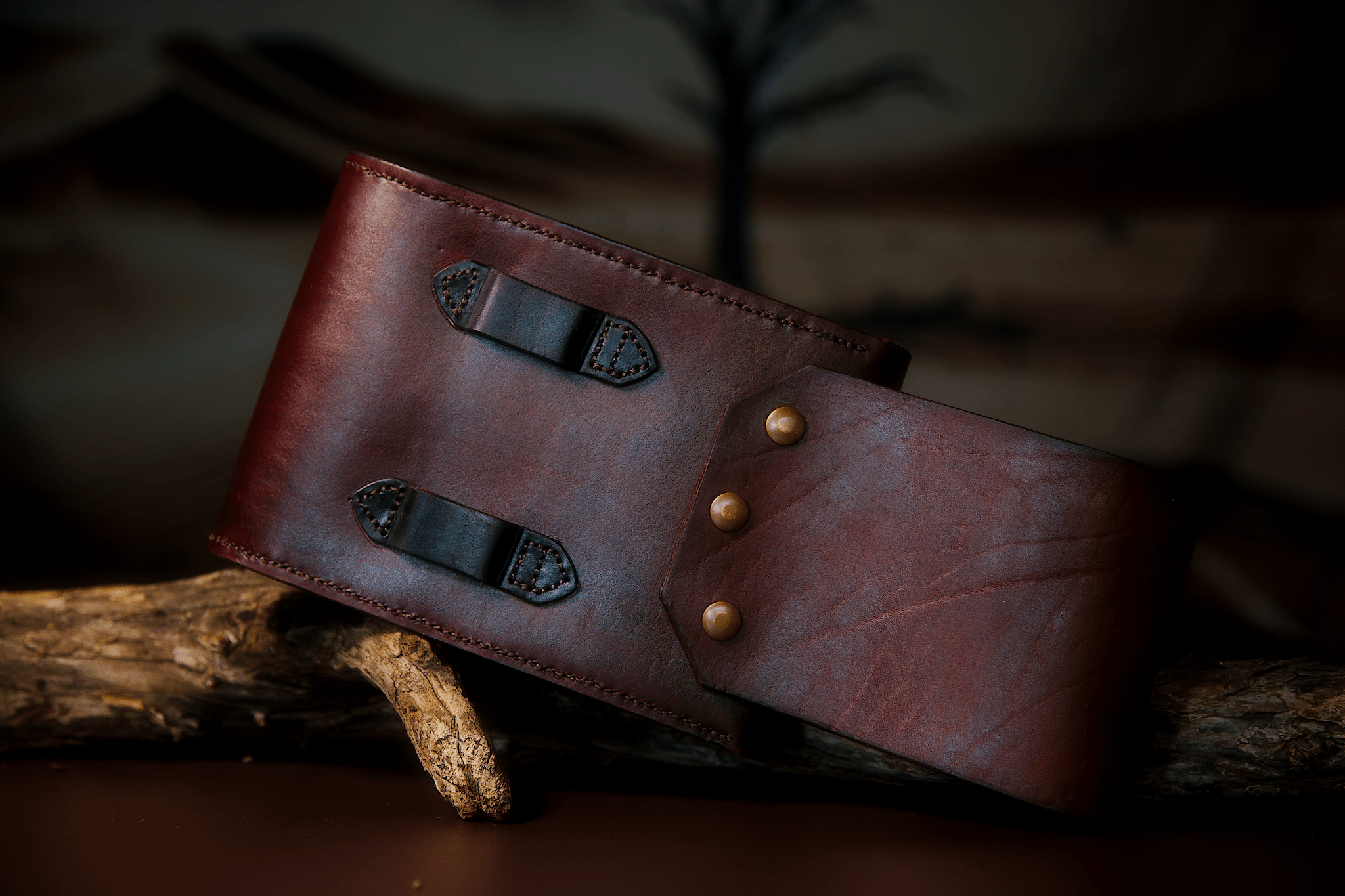 Leather Drop Leg Bag