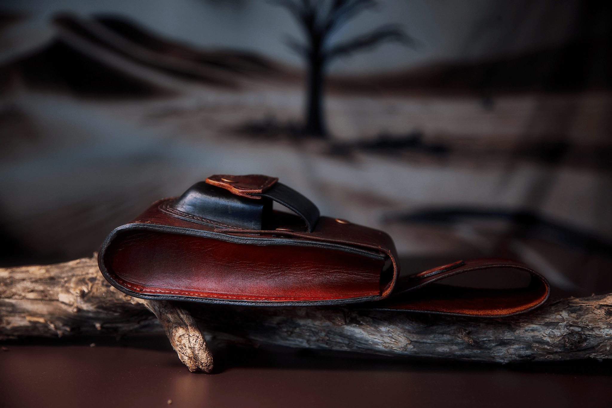 Leather Drop Leg Bag