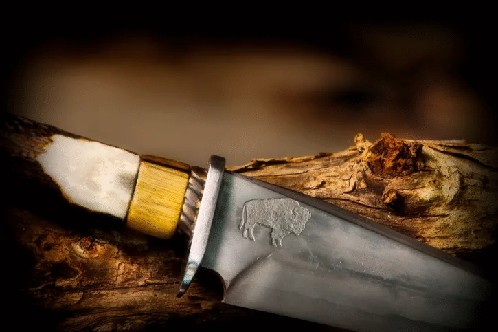 Bison Bushcraft Knife – Hand-Forged Wilderness Utility