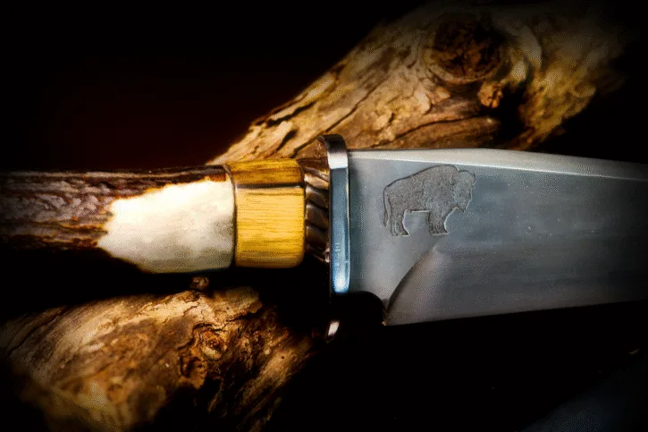 Bison Bushcraft Knife – Hand-Forged Wilderness Utility